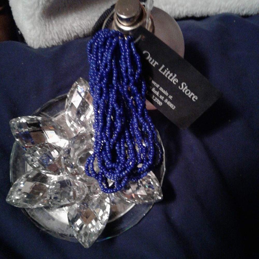 *Final price* 15 blue beaded bracelet set